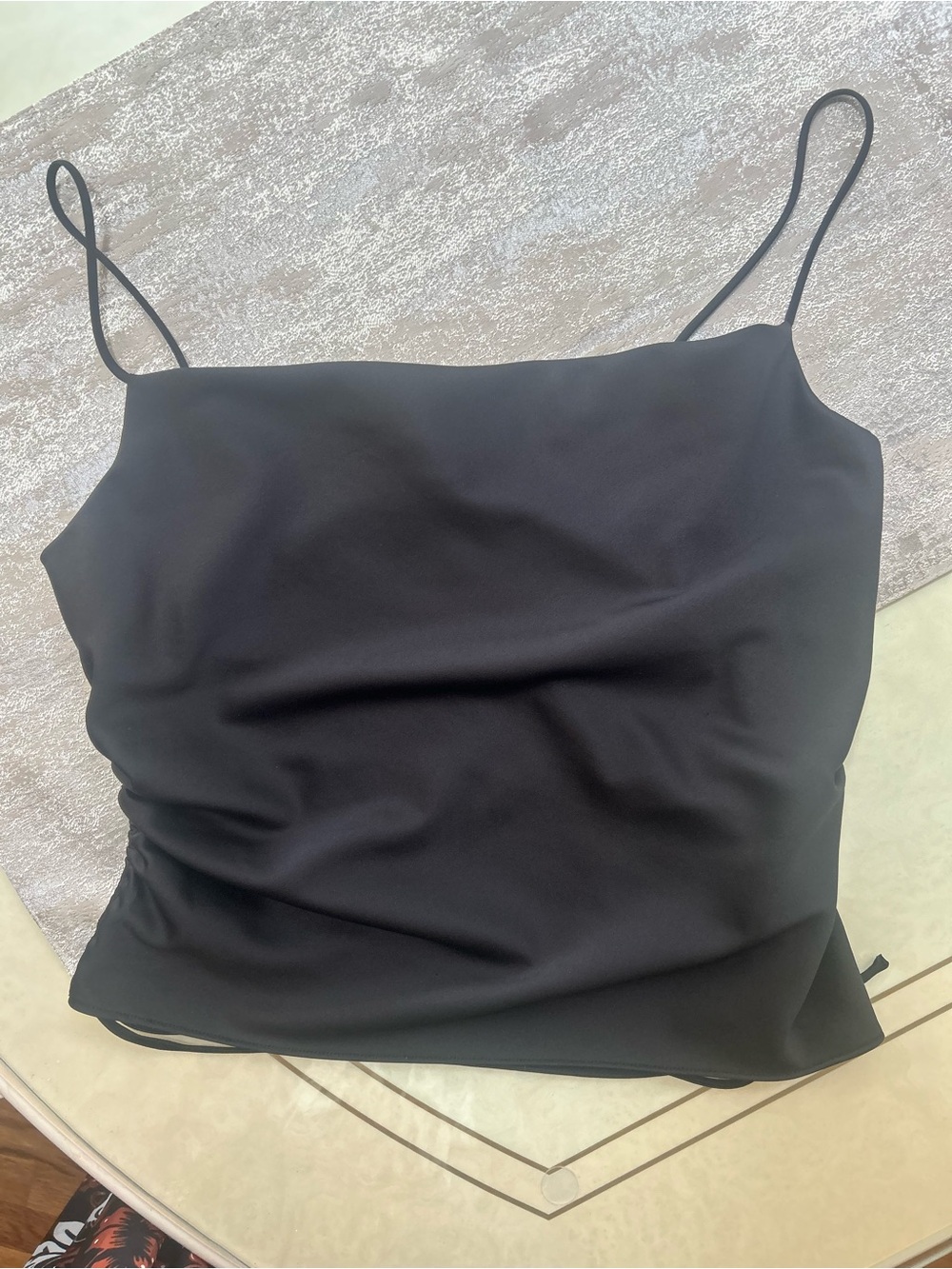 Dynamite Spaghetti-Strap Ruched Top - Picture 3 of 16